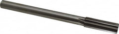 Interstate - 0.878" High Speed Steel Chucking Reamer - Straight Flute, 3/4" Straight Shank, 2-5/8" Flute Length, 10" OAL - Makers Industrial Supply