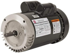 US Motors - 3/4 hp, TEFC Enclosure, No Thermal Protection, 1,140 RPM, 115/230 Volt, 60 Hz, Single Phase Capacitor Start-Cap Run Motor - Size 56C Frame, C-Face Mount, 1 Speed, Ball Bearings, 12.2/6.1 Full Load Amps, B Class Insulation, Reversible - Makers Industrial Supply