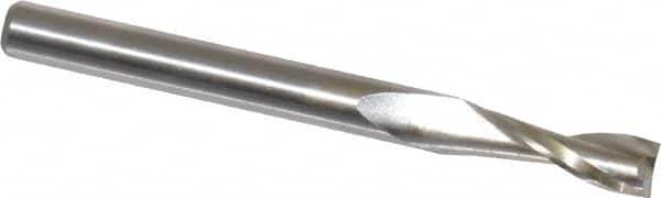 Onsrud - 1/4" Cutting Diam x 3/4" Length of Cut, 2 Flute, Upcut Spiral Router Bit - Uncoated, Right Hand Cut, High Speed Steel, 2-3/4" OAL x 1/4" Shank Diam, Double Edge, 19 to 32° Helix Angle - Makers Industrial Supply