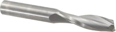 Onsrud - 5/8" Cutting Diam x 2-1/4" Length of Cut, 2 Flute, Upcut Spiral Router Bit - Uncoated, Right Hand Cut, Solid Carbide, 5" OAL x 5/8" Shank Diam, Double Edge, 22° Helix Angle - Makers Industrial Supply