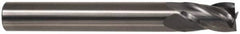 Onsrud - 3/8" Cutting Diam x 1-1/8" Length of Cut, 4 Flute, Upcut Spiral Router Bit - Uncoated, Right Hand Cut, Solid Carbide, 3" OAL x 3/8" Shank Diam, Four Edge, 30° Helix Angle - Makers Industrial Supply