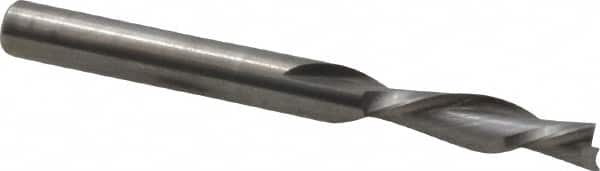 Onsrud - 3/16" Cutting Diam x 3/4" Length of Cut, 2 Flute, Downcut Spiral Router Bit - Uncoated, Right Hand Cut, Solid Carbide, 2" OAL x 3/16" Shank Diam, Double Edge - Makers Industrial Supply