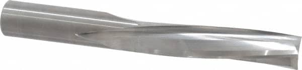 Onsrud - 3/4" Cutting Diam x 3-1/8" Length of Cut, 3 Flute, Downcut Spiral Router Bit - Uncoated, Right Hand Cut, Solid Carbide, 6" OAL x 3/4" Shank Diam, Three Edge, 10° Helix Angle - Makers Industrial Supply