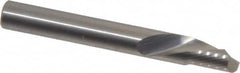 Onsrud - 1/4" Cutting Diam x 3/8" Length of Cut, 1 Flute, Downcut Spiral Router Bit - Uncoated, Right Hand Cut, Solid Carbide, 2" OAL x 1/4" Shank Diam, Single Edge, 22° Helix Angle - Makers Industrial Supply