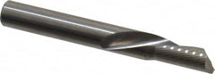 Onsrud - 3/8" Cutting Diam x 3/4" Length of Cut, 1 Flute, Downcut Spiral Router Bit - Uncoated, Right Hand Cut, Solid Carbide, 3" OAL x 3/8" Shank Diam, Single Edge, 22° Helix Angle - Makers Industrial Supply