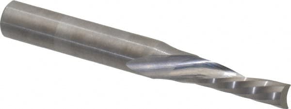 Onsrud - 3/16" Cutting Diam x 5/8" Length of Cut, 1 Flute, Downcut Spiral Router Bit - Uncoated, Right Hand Cut, Solid Carbide, 2" OAL x 1/4" Shank Diam, Single Edge, 21° Helix Angle - Makers Industrial Supply