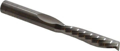 Onsrud - 3/8" Cutting Diam x 1-5/8" Length of Cut, 1 Flute, Downcut Spiral Router Bit - Uncoated, Right Hand Cut, Solid Carbide, 3-1/2" OAL x 3/8" Shank Diam, Single Edge - Makers Industrial Supply