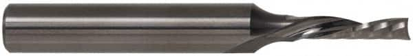 Onsrud - 1/2" Cutting Diam x 1-5/8" Length of Cut, 1 Flute, Downcut Spiral Router Bit - Uncoated, Right Hand Cut, Solid Carbide, 3-1/2" OAL x 1/2" Shank Diam, Single Edge, 21° Helix Angle - Makers Industrial Supply