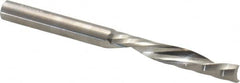 Onsrud - 1/4" Cutting Diam x 1-1/2" Length of Cut, 1 Flute, Downcut Spiral Router Bit - Uncoated, Right Hand Cut, Solid Carbide, 3" OAL x 1/4" Shank Diam, Single Edge - Makers Industrial Supply