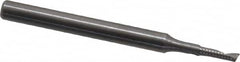 Onsrud - 1/16" Cutting Diam x 1/4" Length of Cut, 1 Flute, Upcut Spiral Router Bit - Uncoated, Right Hand Cut, Solid Carbide, 1-1/2" OAL x 1/8" Shank Diam, Single Edge, 22° Helix Angle - Makers Industrial Supply