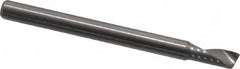 Onsrud - 1/8" Cutting Diam x 1/4" Length of Cut, 1 Flute, Upcut Spiral Router Bit - Uncoated, Right Hand Cut, Solid Carbide, 1-1/2" OAL x 1/8" Shank Diam, Single Edge, 22° Helix Angle - Makers Industrial Supply