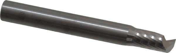 Onsrud - 5/16" Cutting Diam x 9/16" Length of Cut, 1 Flute, Upcut Spiral Router Bit - Uncoated, Right Hand Cut, Solid Carbide, 2-1/2" OAL x 5/16" Shank Diam, Single Edge, 22° Helix Angle - Makers Industrial Supply