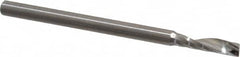 Onsrud - 1/8" Cutting Diam x 1/2" Length of Cut, 1 Flute, Upcut Spiral Router Bit - Uncoated, Right Hand Cut, Solid Carbide, 2" OAL x 1/8" Shank Diam, Single Edge, 21° Helix Angle - Makers Industrial Supply