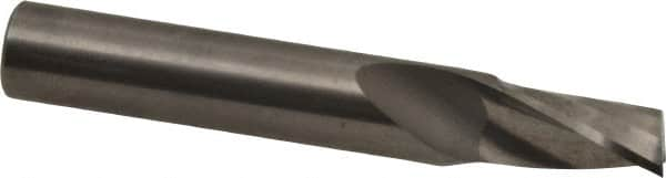 Onsrud - 3/8" Cutting Diam x 5/8" Length of Cut, 1 Flute, Upcut Spiral Router Bit - Uncoated, Right Hand Cut, Solid Carbide, 2-1/2" OAL x 3/8" Shank Diam, Single Edge, 21° Helix Angle - Makers Industrial Supply