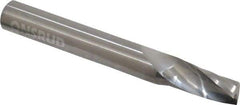 Onsrud - 3/8" Cutting Diam x 3/4" Length of Cut, 1 Flute, Upcut Spiral Router Bit - Uncoated, Right Hand Cut, Solid Carbide, 3" OAL x 3/8" Shank Diam, Single Edge, 21° Helix Angle - Makers Industrial Supply