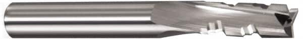 Onsrud - 1/2" Cutting Diam x 2-1/8" Length of Cut, 3 Flute, Downcut Spiral Router Bit - Uncoated, Right Hand Cut, Solid Carbide, 4-1/2" OAL x 1/2" Shank Diam, Three Edge, 10° Helix Angle - Makers Industrial Supply