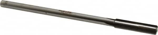 Made in USA - 0.346" Carbide-Tipped 4 Flute Chucking Reamer - Straight Flute, 9/32" Straight Shank, 1-1/2" Flute Length, 6" OAL - Makers Industrial Supply