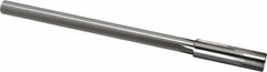 Made in USA - 0.559" Carbide-Tipped 6 Flute Chucking Reamer - Straight Flute, 7/16" Straight Shank, 2" Flute Length, 8" OAL - Makers Industrial Supply