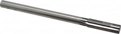 Made in USA - 0.64" Carbide-Tipped 6 Flute Chucking Reamer - Straight Flute, 9/16" Straight Shank, 2-1/4" Flute Length, 9" OAL - Makers Industrial Supply