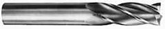 M.A. Ford - 5/8", 1-1/4" LOC, 5/8" Shank Diam, 3-1/2" OAL, 3 Flute, Solid Carbide Square End Mill - Makers Industrial Supply