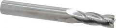 M.A. Ford - 9/32", 3/4" LOC, 5/16" Shank Diam, 2-1/2" OAL, 4 Flute, Solid Carbide Square End Mill - Single End, Uncoated, Spiral Flute, 30° Helix, Centercutting, Right Hand Cut, Right Hand Flute, Series 117 - Makers Industrial Supply