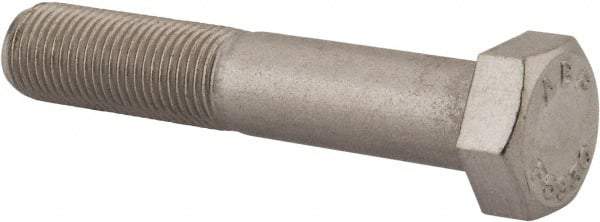 Value Collection - 1/2-20 UNF, 2-3/4" Length Under Head Hex Head Cap Screw - Partially Threaded, Grade 18-8 Stainless Steel, Uncoated, 3/4" Hex - Makers Industrial Supply