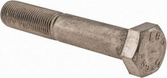 Value Collection - 1/2-20 UNF, 3" Length Under Head Hex Head Cap Screw - Partially Threaded, Grade 18-8 Stainless Steel, Uncoated, 3/4" Hex - Makers Industrial Supply