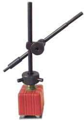 Value Collection - 38mm Wide Magnetic Indicator Base with Holders - Post & Rod Arm (Swivel) - Makers Industrial Supply