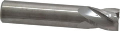 M.A. Ford - 1/2", 5/8" LOC, 1/2" Shank Diam, 2-1/2" OAL, 4 Flute, Solid Carbide Square End Mill - Single End, Uncoated, Spiral Flute, 30° Helix, Centercutting, Right Hand Cut, Right Hand Flute, Series 163 - Makers Industrial Supply