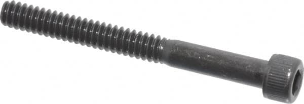 Value Collection - #6-32 UNC Hex Socket Drive, Socket Cap Screw - Alloy Steel, Black Oxide Finish, Partially Threaded, 1-3/8" Length Under Head - Makers Industrial Supply