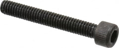 Value Collection - #6-40 UNF Hex Socket Drive, Socket Cap Screw - Alloy Steel, Black Oxide Finish, Fully Threaded, 1" Length Under Head - Makers Industrial Supply