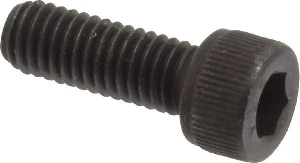 Value Collection - #10-32 UNF Hex Socket Drive, Socket Cap Screw - Alloy Steel, Black Oxide Finish, Fully Threaded, 9/16" Length Under Head - Makers Industrial Supply