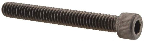 Value Collection - #12-24 UNC Hex Socket Drive, Socket Cap Screw - Alloy Steel, Black Oxide Finish, Partially Threaded, 1-3/4" Length Under Head - Makers Industrial Supply