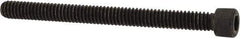 Value Collection - #12-24 UNC Hex Socket Drive, Socket Cap Screw - Alloy Steel, Black Oxide Finish, Partially Threaded, 2-1/2" Length Under Head - Makers Industrial Supply