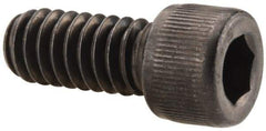 Value Collection - 1/4-20 UNC Hex Socket Drive, Socket Cap Screw - Alloy Steel, Black Oxide Finish, Fully Threaded, 9/16" Length Under Head - Makers Industrial Supply