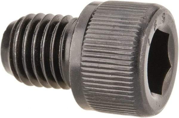 Value Collection - 5/16-24 UNF Hex Socket Drive, Socket Cap Screw - Alloy Steel, Black Oxide Finish, Fully Threaded, 3/8" Length Under Head - Makers Industrial Supply