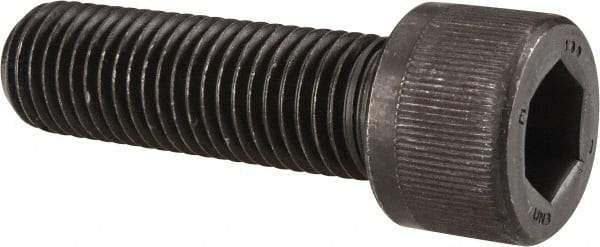 Value Collection - 9/16-18 UNF Hex Socket Drive, Socket Cap Screw - Alloy Steel, Black Oxide Finish, Fully Threaded, 2" Length Under Head - Makers Industrial Supply