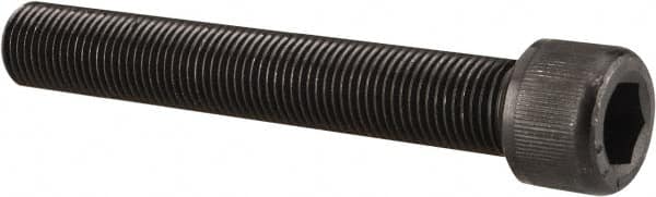 Value Collection - 9/16-18 UNF Hex Socket Drive, Socket Cap Screw - Alloy Steel, Black Oxide Finish, Partially Threaded, 3" Length Under Head - Makers Industrial Supply