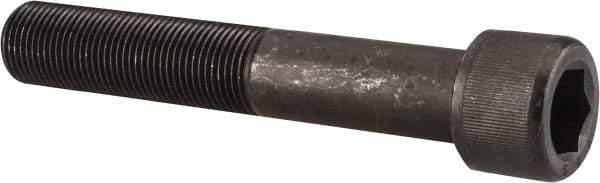 Value Collection - 3/4-16 UNF Hex Socket Drive, Socket Cap Screw - Alloy Steel, Black Oxide Finish, Partially Threaded, 4-1/2" Length Under Head - Makers Industrial Supply