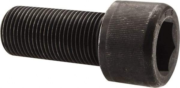 Value Collection - 7/8-14 UNF Hex Socket Drive, Socket Cap Screw - Alloy Steel, Black Oxide Finish, Fully Threaded, 2" Length Under Head - Makers Industrial Supply