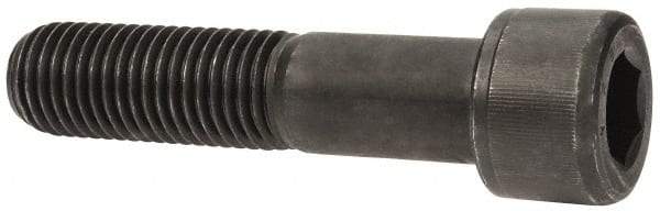 Value Collection - 1-1/8 - 7 UNC Hex Socket Drive, Socket Cap Screw - Alloy Steel, Black Oxide Finish, Partially Threaded, 5" Length Under Head - Makers Industrial Supply