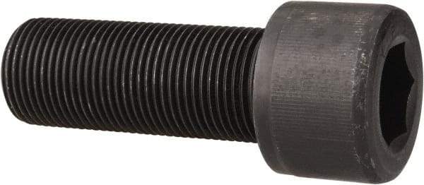 Value Collection - 1-1/8 - 12 UNF Hex Socket Drive, Socket Cap Screw - Alloy Steel, Black Oxide Finish, Fully Threaded, 3" Length Under Head - Makers Industrial Supply