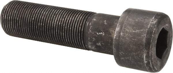 Value Collection - 1-1/4 - 12 UNF Hex Socket Drive, Socket Cap Screw - Alloy Steel, Black Oxide Finish, Partially Threaded, 4-1/2" Length Under Head - Makers Industrial Supply