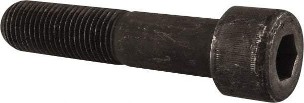 Value Collection - 1-1/2 - 6 UNC Hex Socket Drive, Socket Cap Screw - Alloy Steel, Black Oxide Finish, Partially Threaded, 7" Length Under Head - Makers Industrial Supply