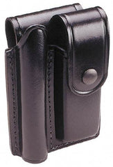 Mag-Lite - Leather Mini/Pocket Flashlight Belt Holster - Black, Compatible with Maglite AA Batteries - Makers Industrial Supply