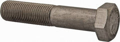 Value Collection - 1/2-20 UNF, 2-1/2" Length Under Head Hex Head Cap Screw - Partially Threaded, Grade 18-8 Stainless Steel, Uncoated, 3/4" Hex - Makers Industrial Supply