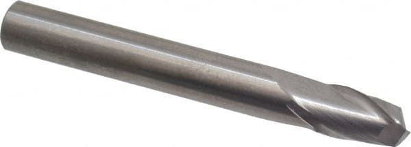 Onsrud - 1/4" Cutting Diam x 3/8" Length of Cut, 2 Flute, Upcut Spiral Router Bit - Uncoated, Right Hand Cut, Solid Carbide, 2" OAL x 1/4" Shank Diam, Bottom-Surfacing, 30° Helix Angle - Makers Industrial Supply