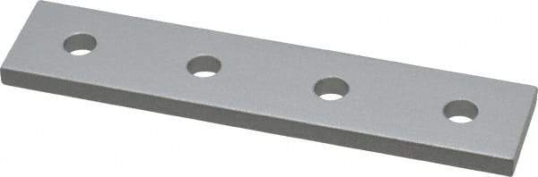 80/20 Inc. - 7/8" Wide, 4" High, Open Shelving 4 Hole Joining Strip - Aluminum, Use with Series 10 & Bolt Kit 3321 - Makers Industrial Supply