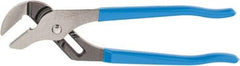 Channellock - 10" OAL, 2" Max Capacity, 7 Position Tongue & Groove Pliers - Standard Straight Jaws, Standard Head, Plastic Dipped Handles - Makers Industrial Supply