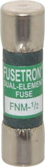 Cooper Bussmann - 250 VAC, 0.5 Amp, Time Delay Supplemental Fuse - Fuse Holder Mount, 1-1/2" OAL, 10 at 125 V kA Rating, 13/32" Diam - Makers Industrial Supply